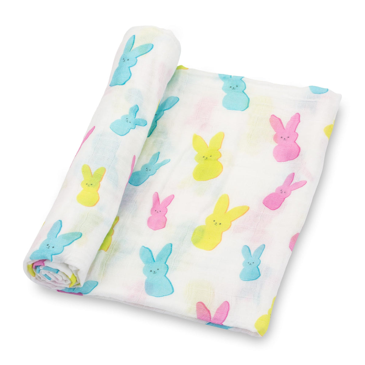 LollyBanks Easter print swaddle blanket for cozy spring cuddles.