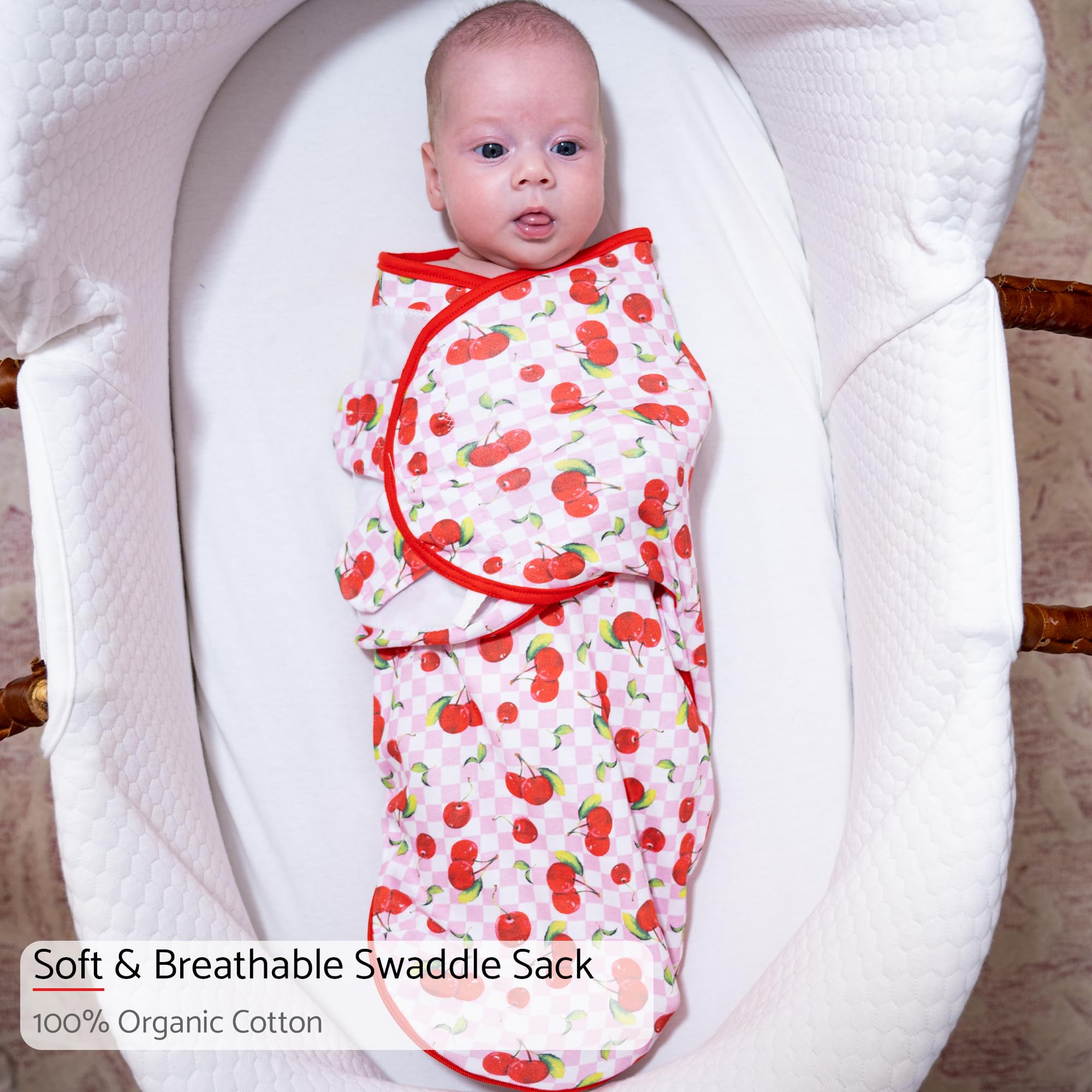 LollyBanks easy-change zipper swaddle bottom view for quick diaper changes