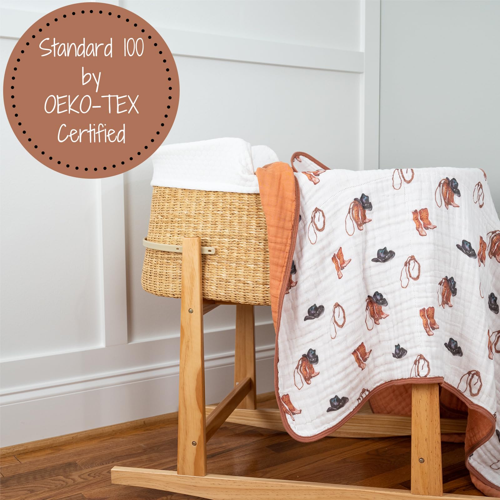 LollyBanks nursery essential blanket from a family-owned brand.