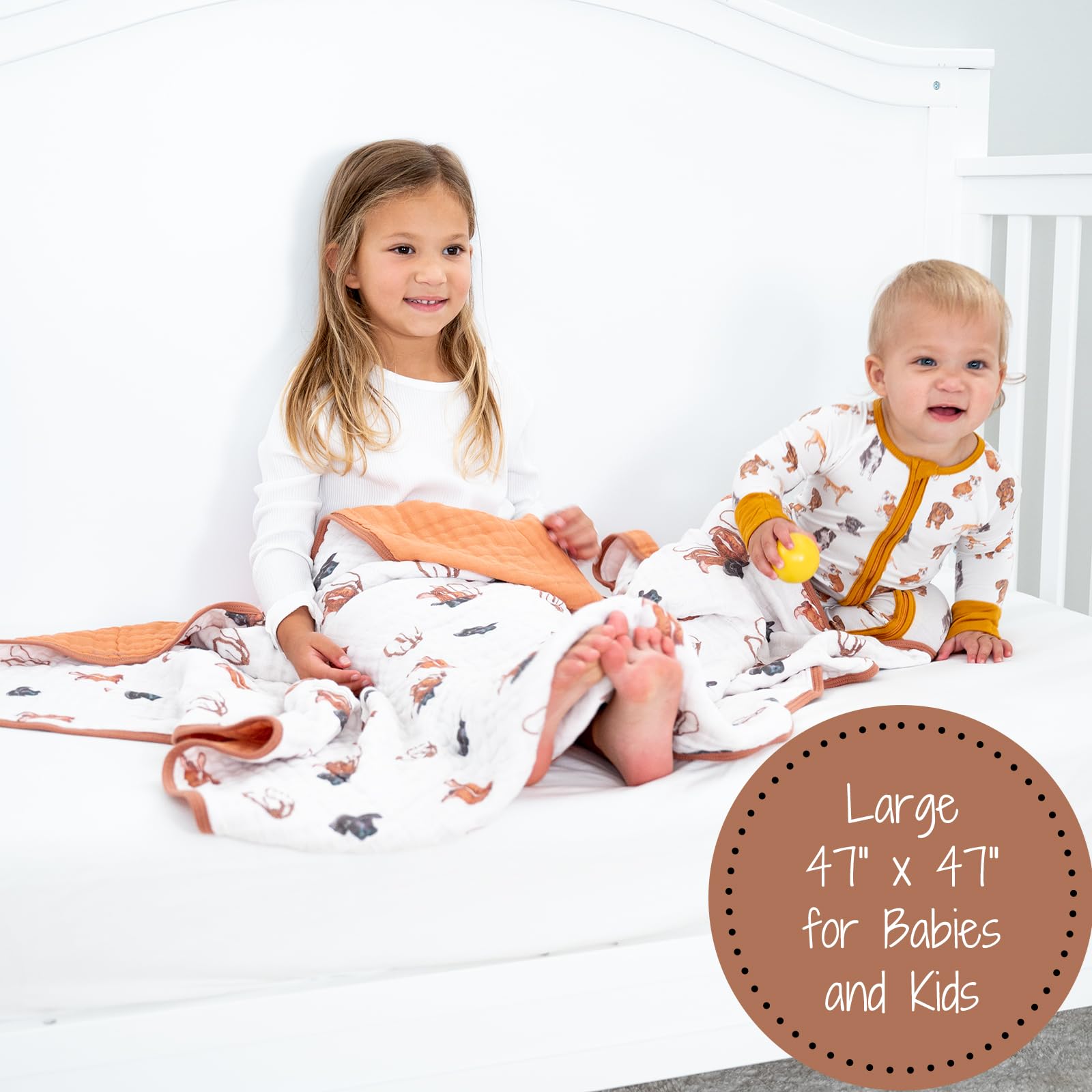 LollyBanks lightweight blanket ideal for travel and nursery use.
