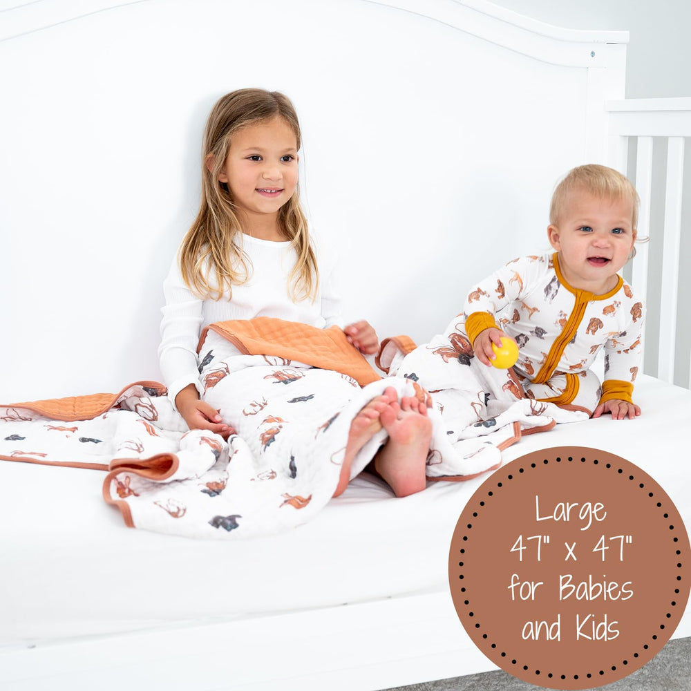 LollyBanks lightweight blanket ideal for travel and nursery use.