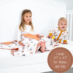 LollyBanks lightweight blanket ideal for travel and nursery use.