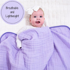 LollyBanks lightweight crib blanket that resists fading and lasts