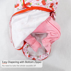 LollyBanks machine-washable organic cotton swaddle ready for daily nursery use