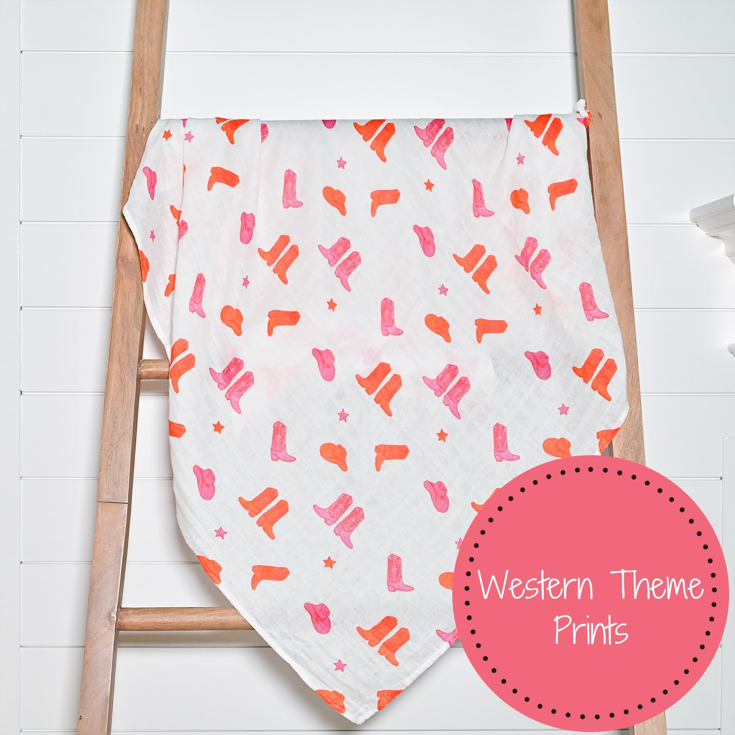 LollyBanks machine-washable swaddle blanket ready for easy care routines.