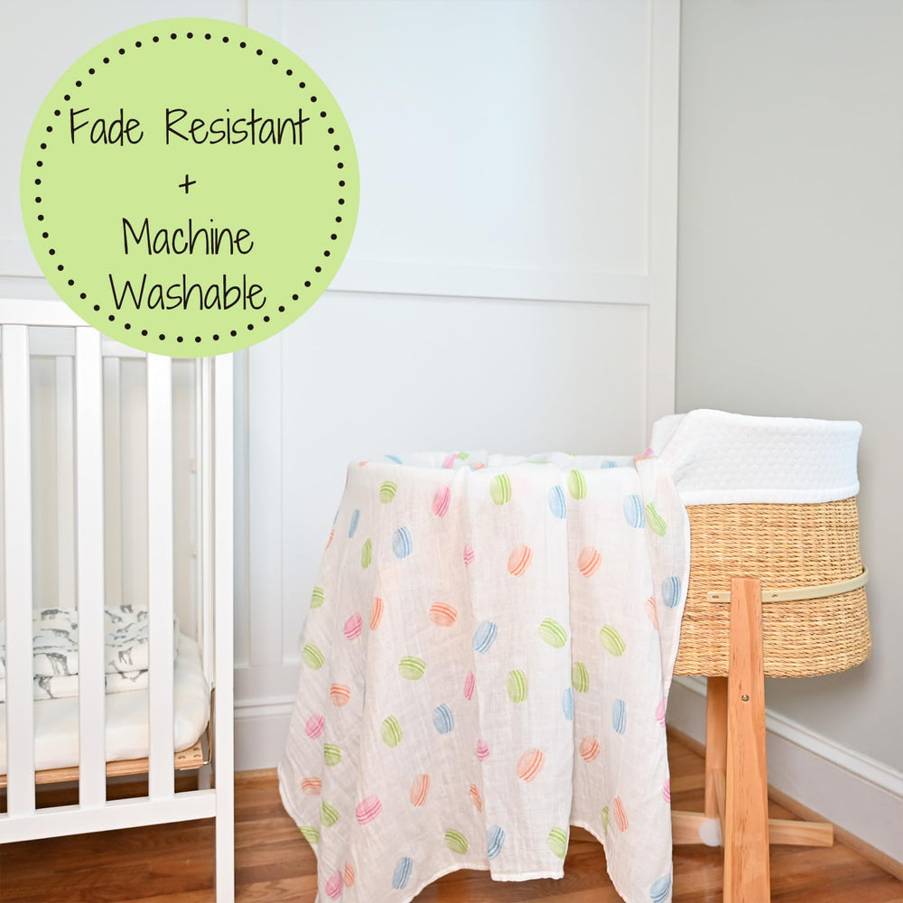 LollyBanks machine washable swaddle for easy care