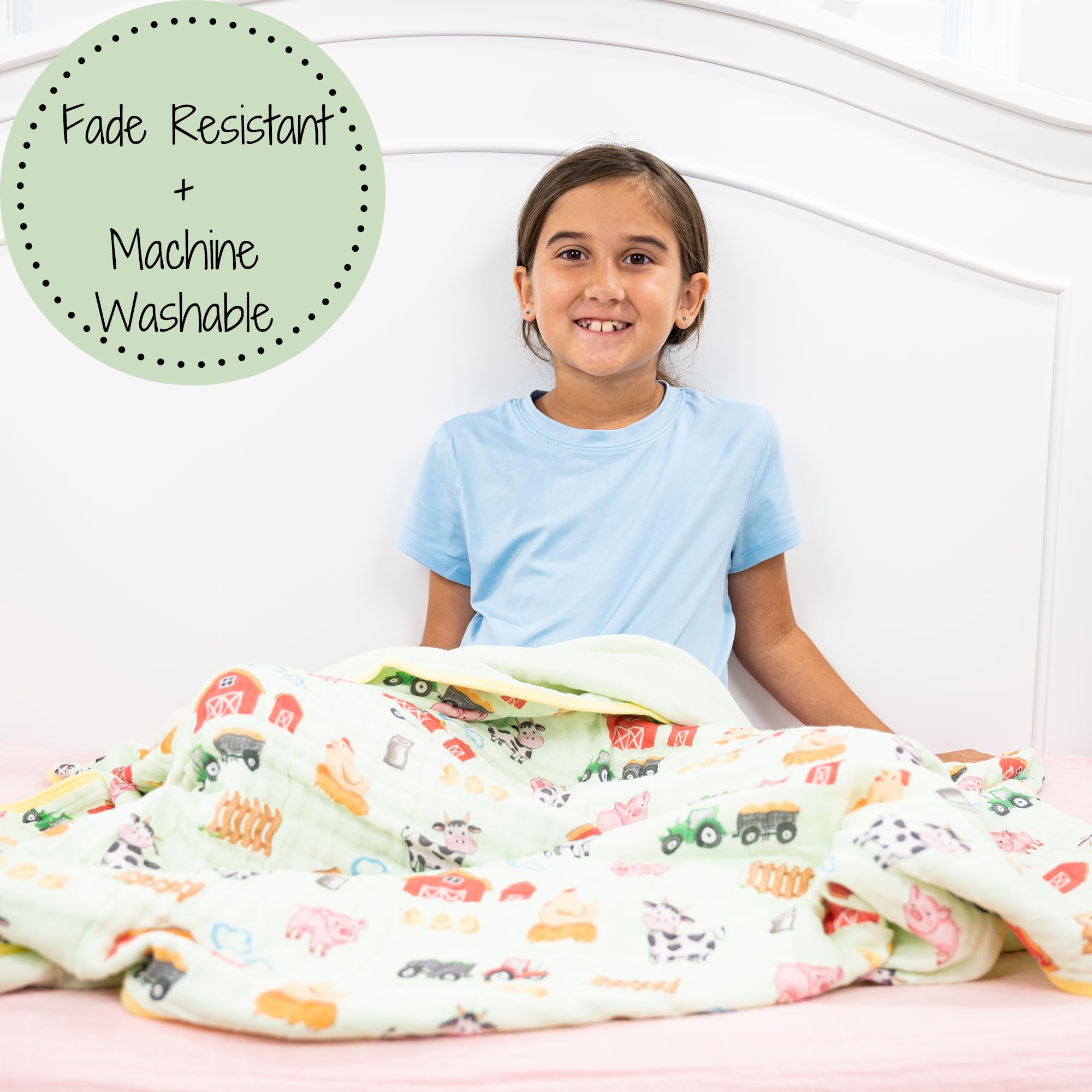 LollyBanks machine-washable blanket image shows easy care and durability