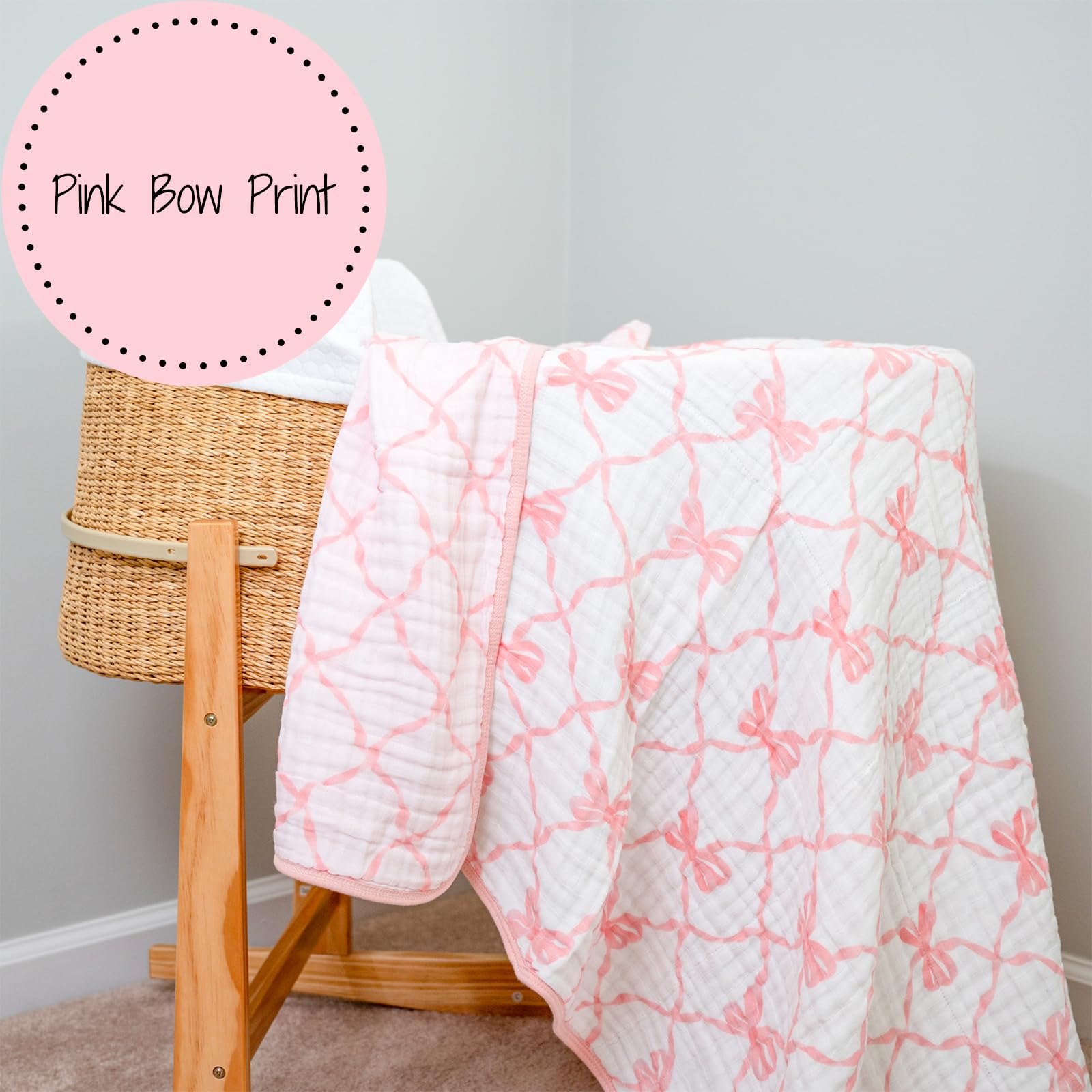 Care instructions for LollyBanks blanket: machine wash and low tumble dry.