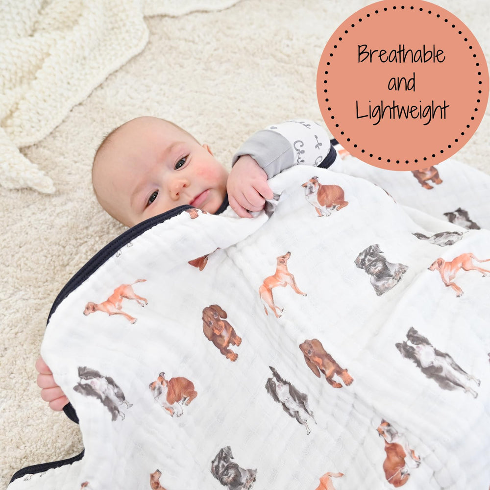 LollyBanks muslin blanket enhances nursery ambience with cozy design