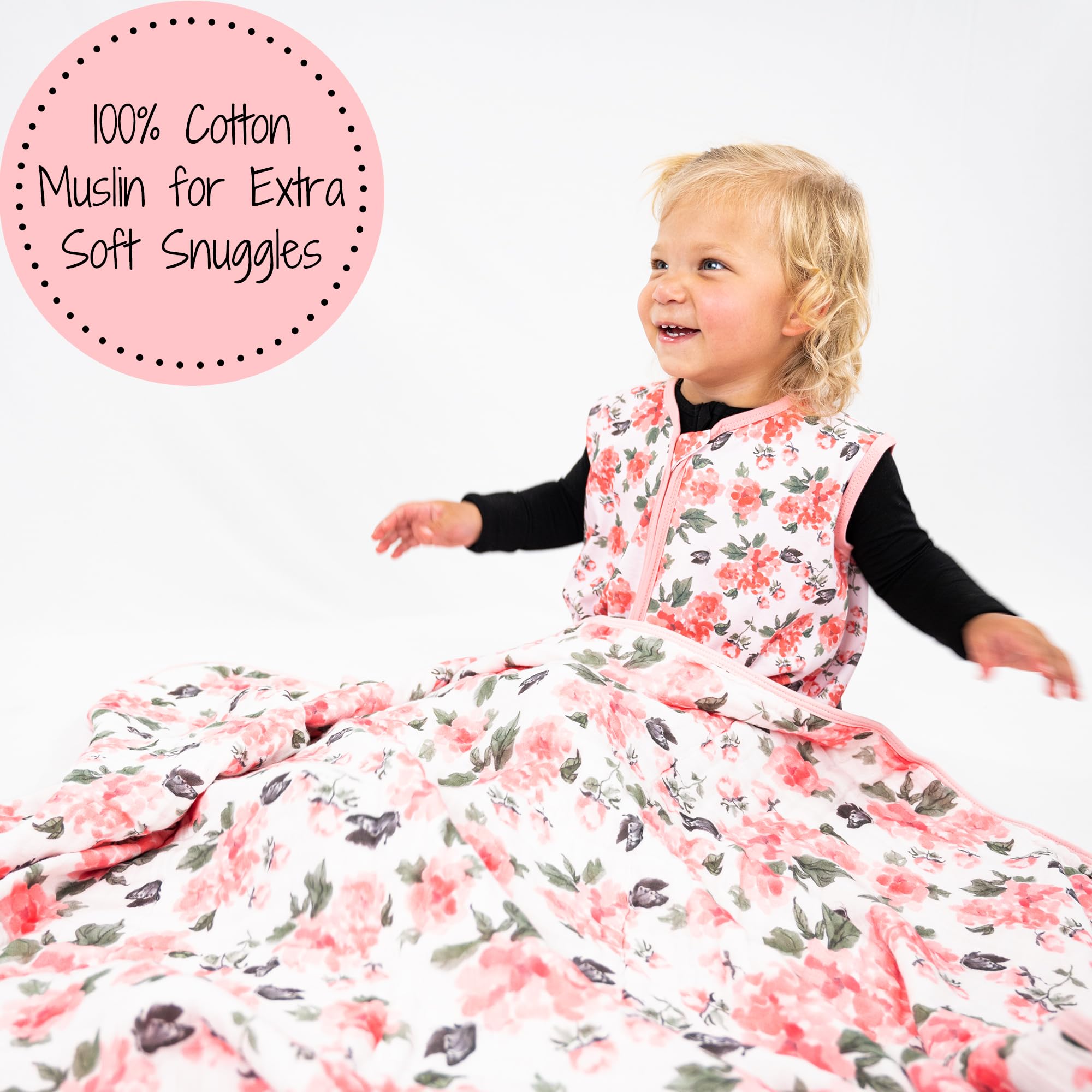 LollyBanks muslin blanket perfect for nursery cuddle, stroller trips, and cozy nap times.