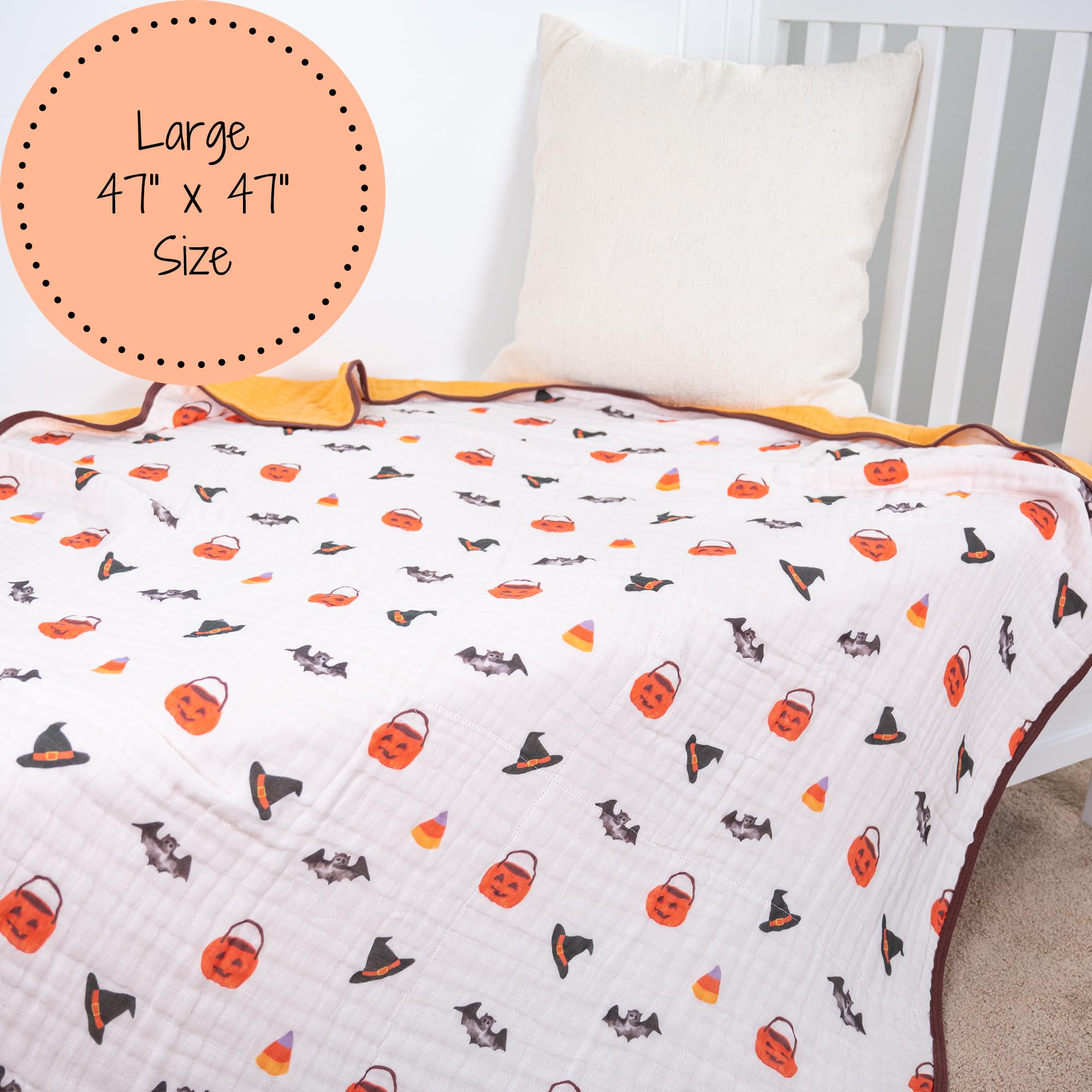 LollyBanks muslin blanket in a nursery setup for daily use