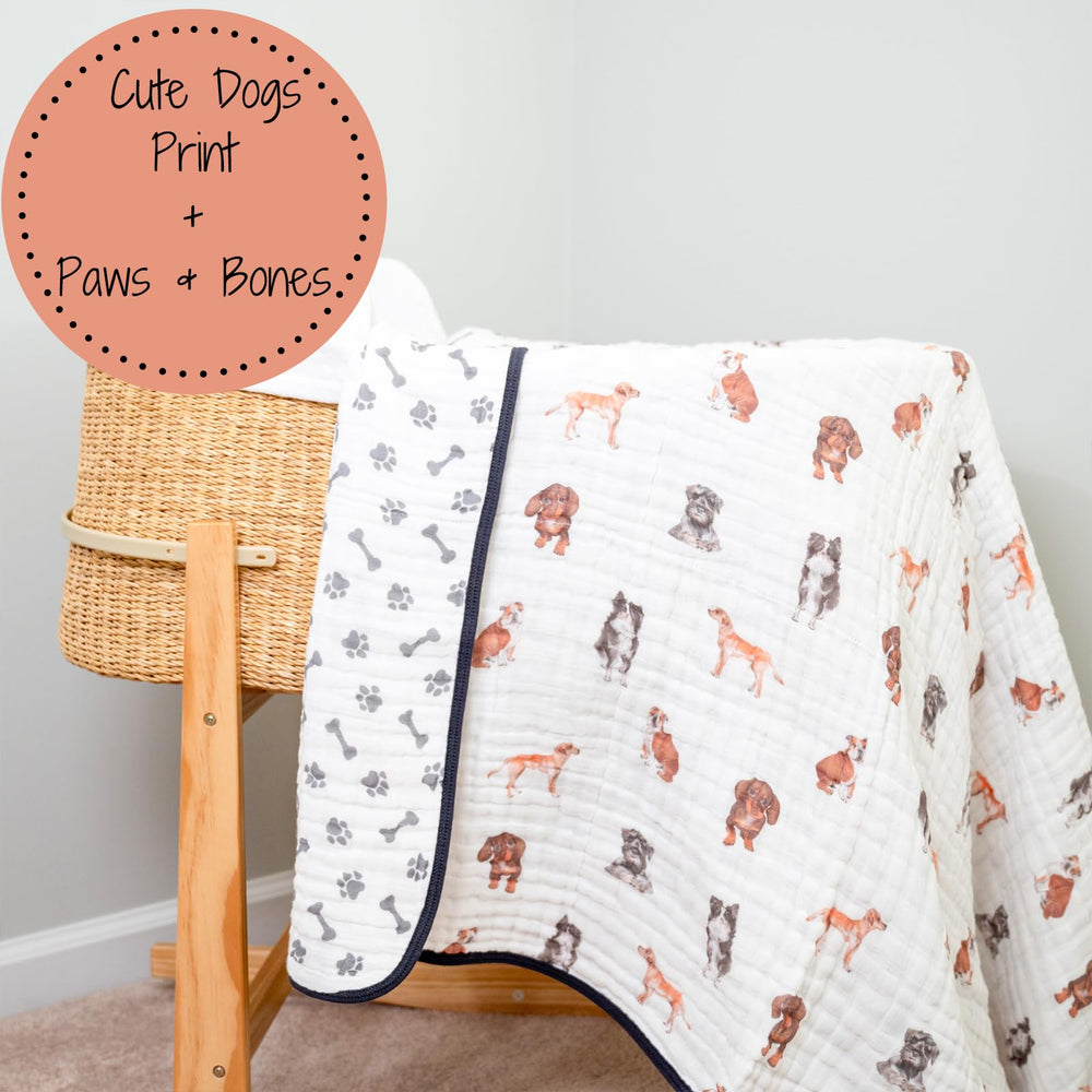 LollyBanks muslin blanket travel-friendly and lightweight for outings