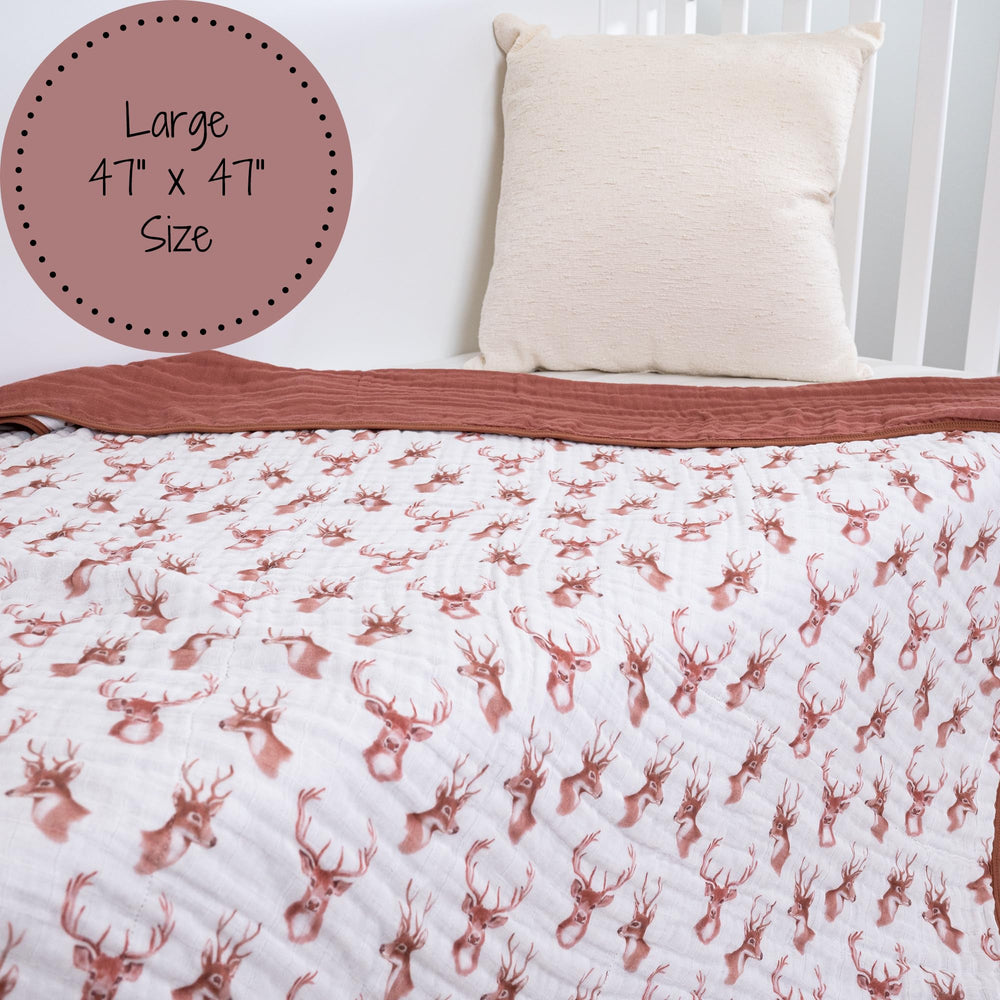 LollyBanks muslin blanket offers 6-layer warmth with breathable comfort