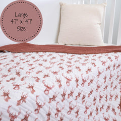 LollyBanks muslin blanket offers 6-layer warmth with breathable comfort