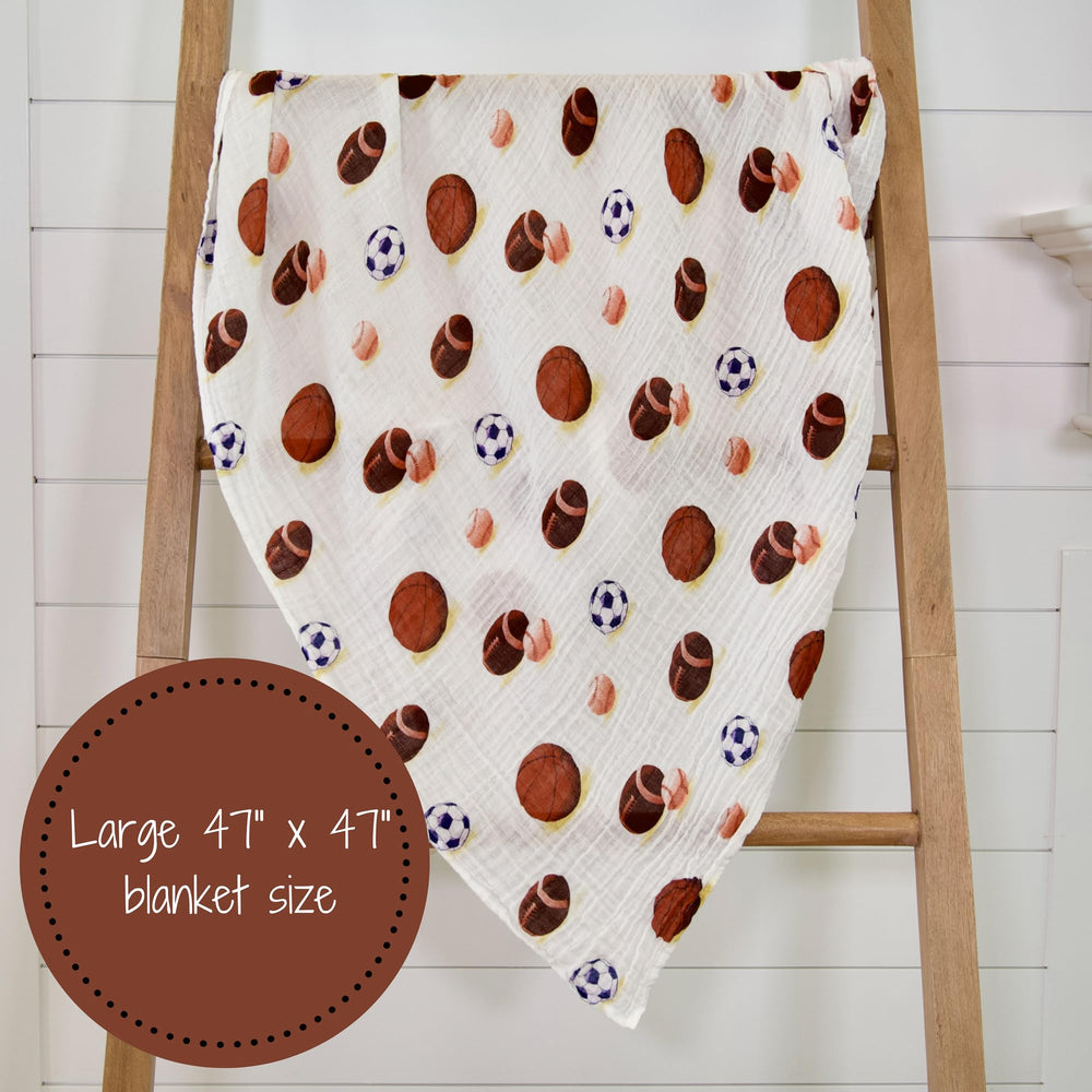 LollyBanks Muslin Swaddle Blanket baby wrap for daily cuddles