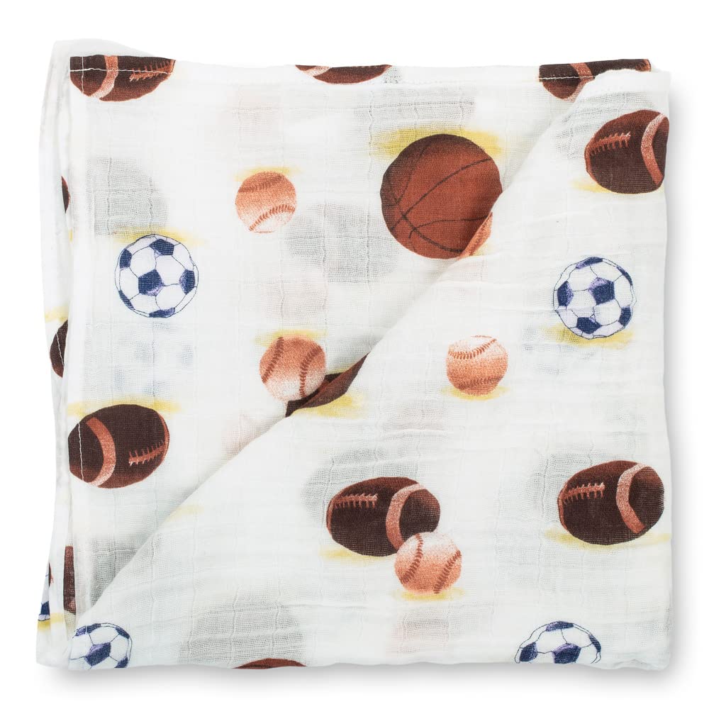 LollyBanks Muslin Swaddle Blanket breathable lightweight fabric for baby comfort
