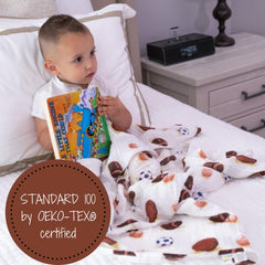 LollyBanks Muslin Swaddle Blanket nursing cover use in quiet feeding moments