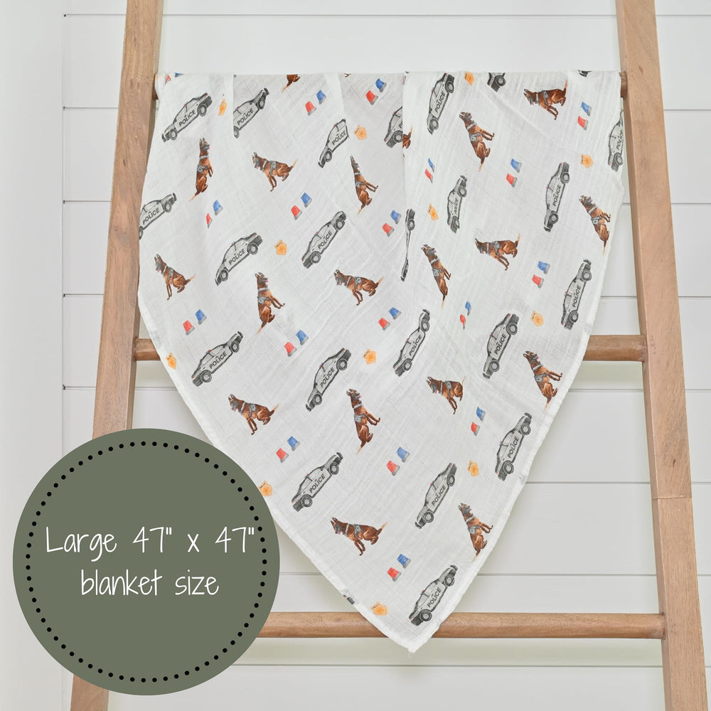 LollyBanks machine washable muslin swaddle for busy families