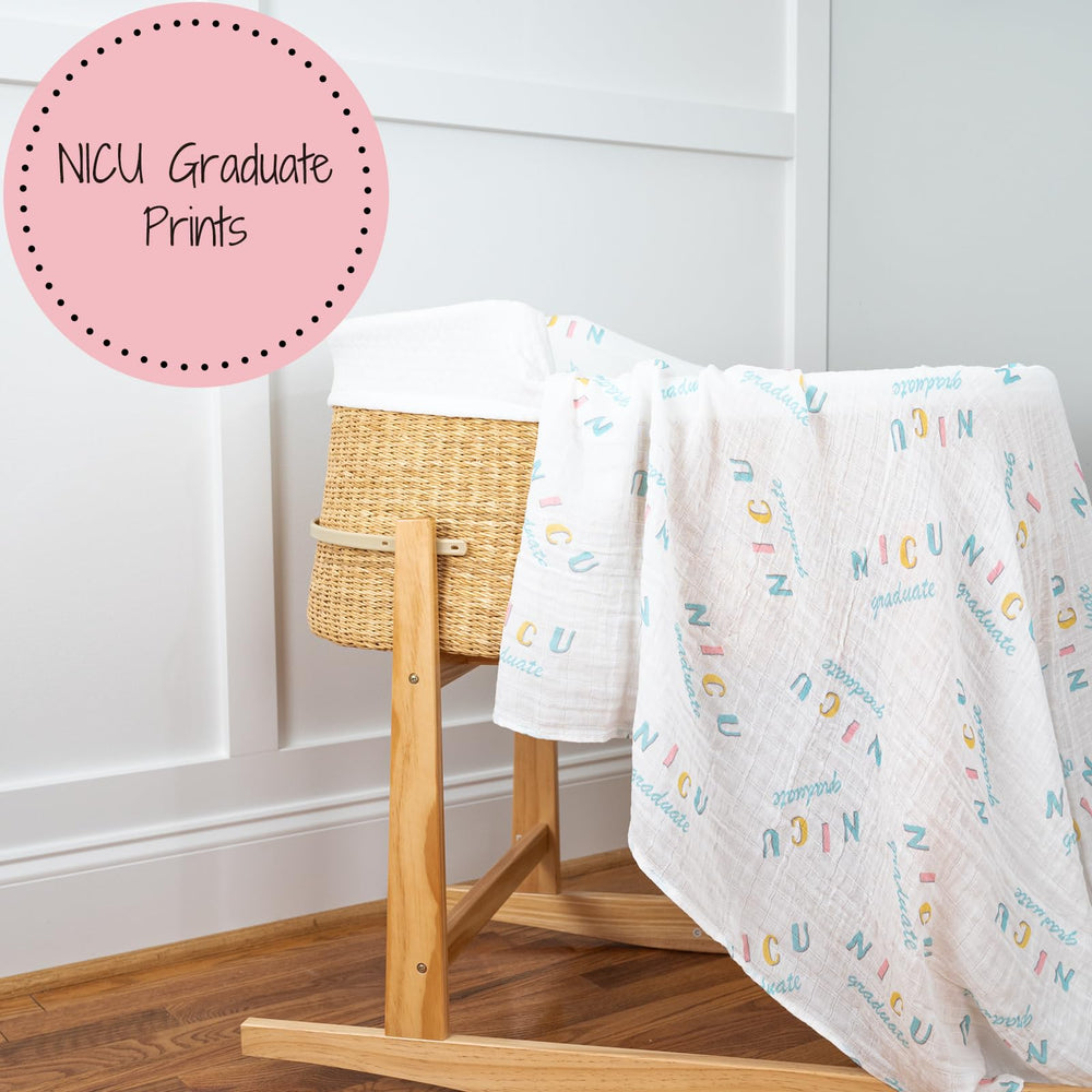 LollyBanks muslin swaddle made from soft cotton highlighting lightweight breathability for daily comfort.