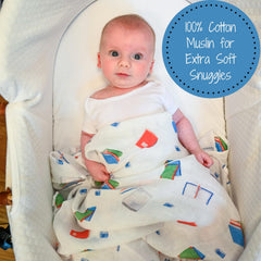 LollyBanks muslin swaddle softness offers breathable comfort for sensitive baby skin.