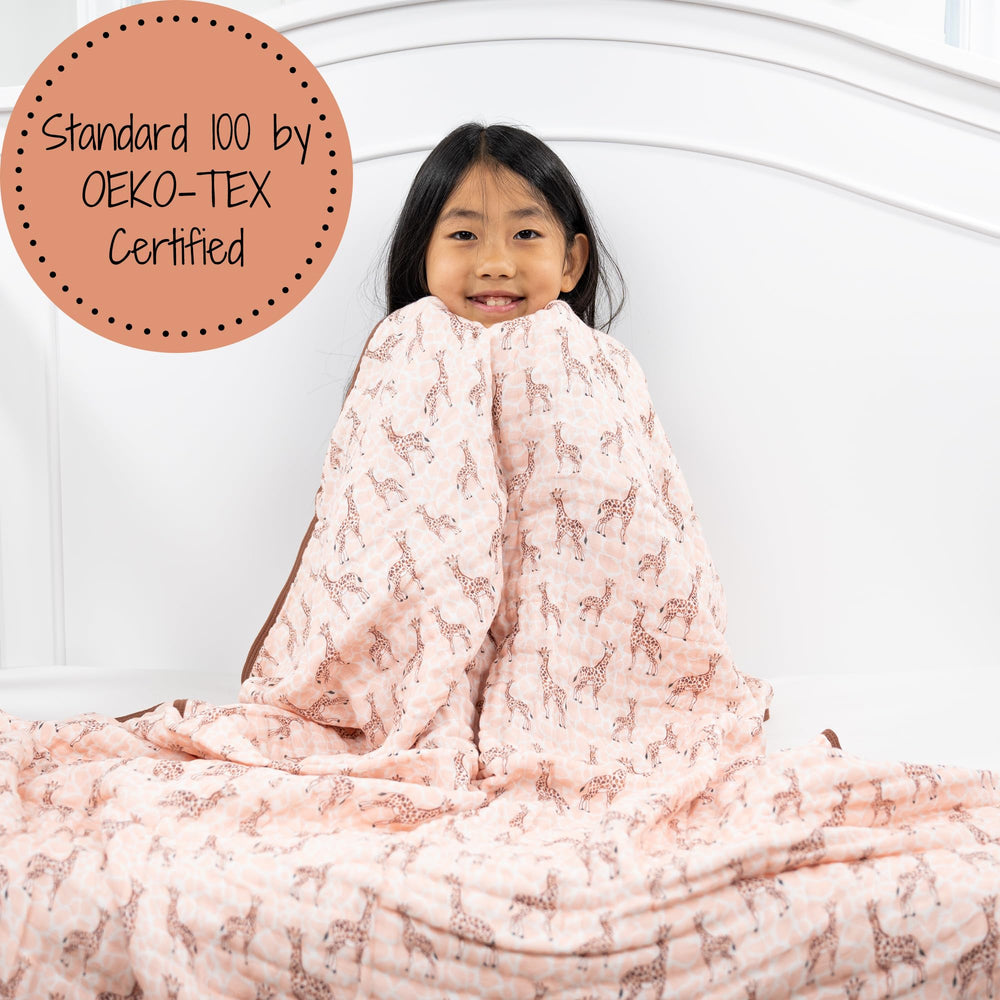 LollyBanks nursery cuddle blanket ideal for snuggles and stroller rides.