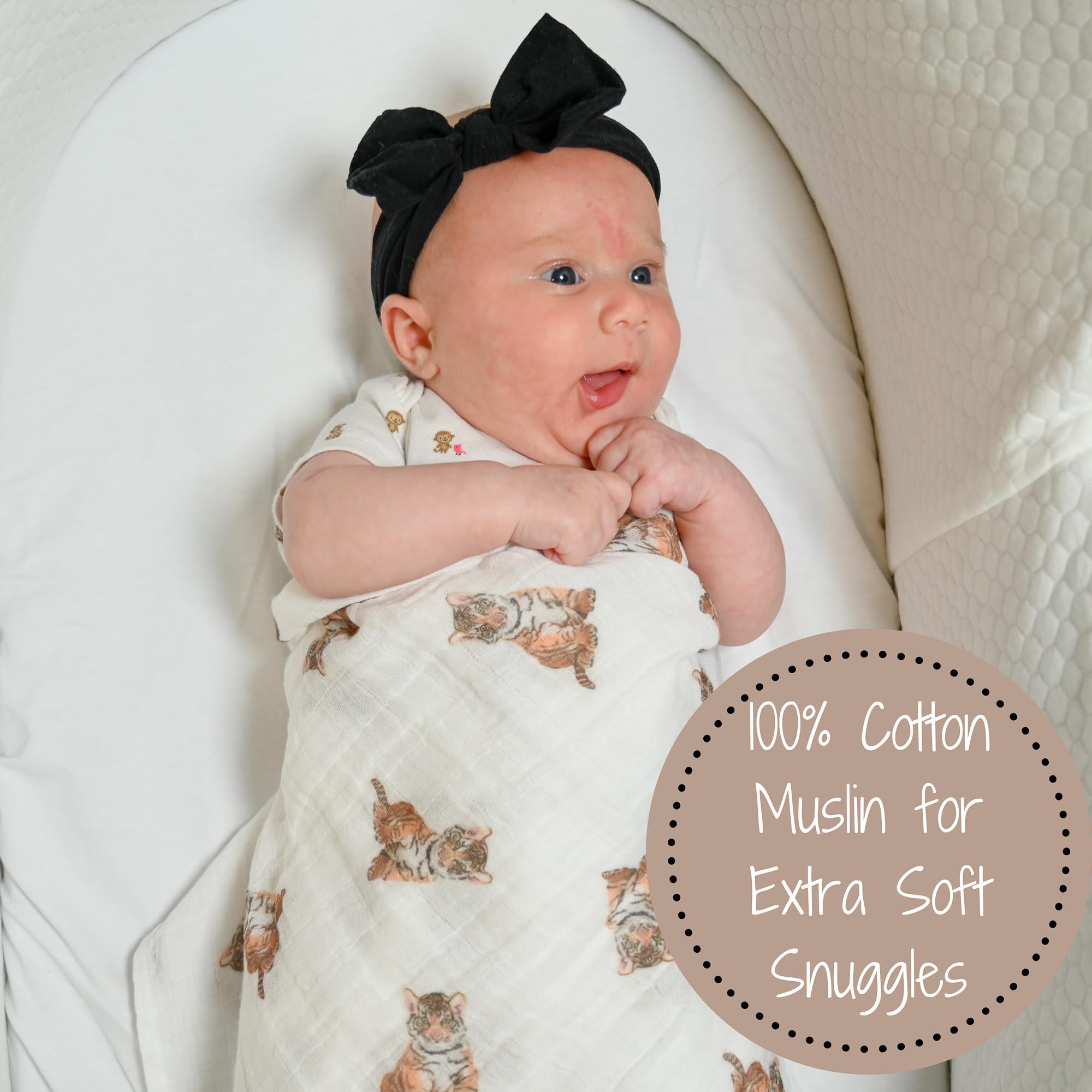 LollyBanks nursing-cover swaddle enables easy breastfeeding access while soothing baby.