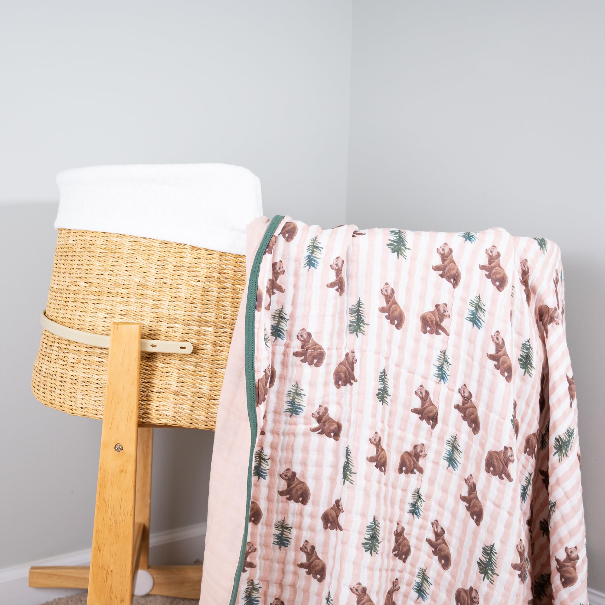 LollyBanks OEKO-TEX certified muslin blanket ensures safety and quality.