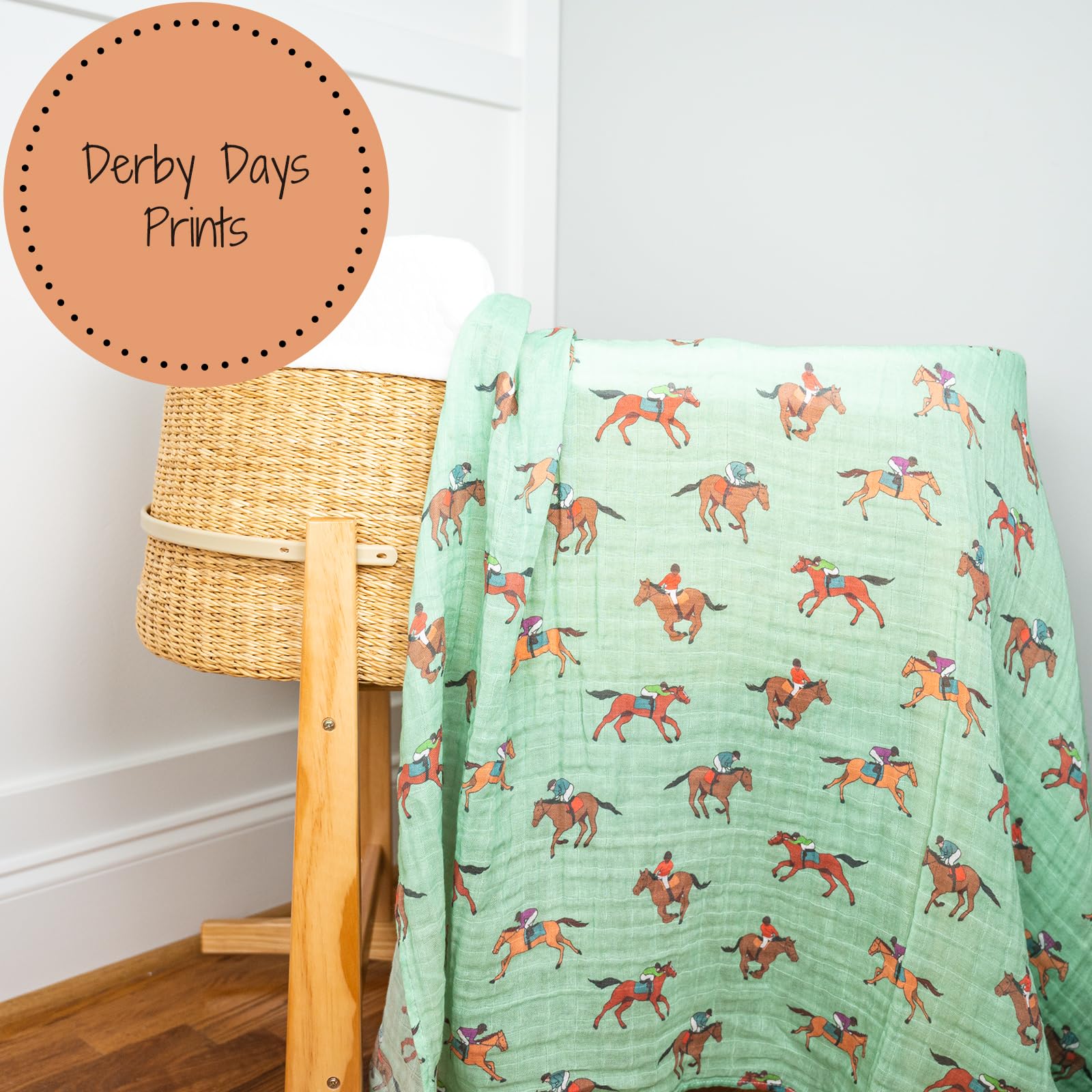 LollyBanks OEKO-TEX certified muslin blanket, easy care and durable.