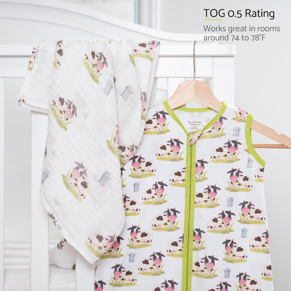 LollyBanks 0.5 TOG lightweight design for warm nights