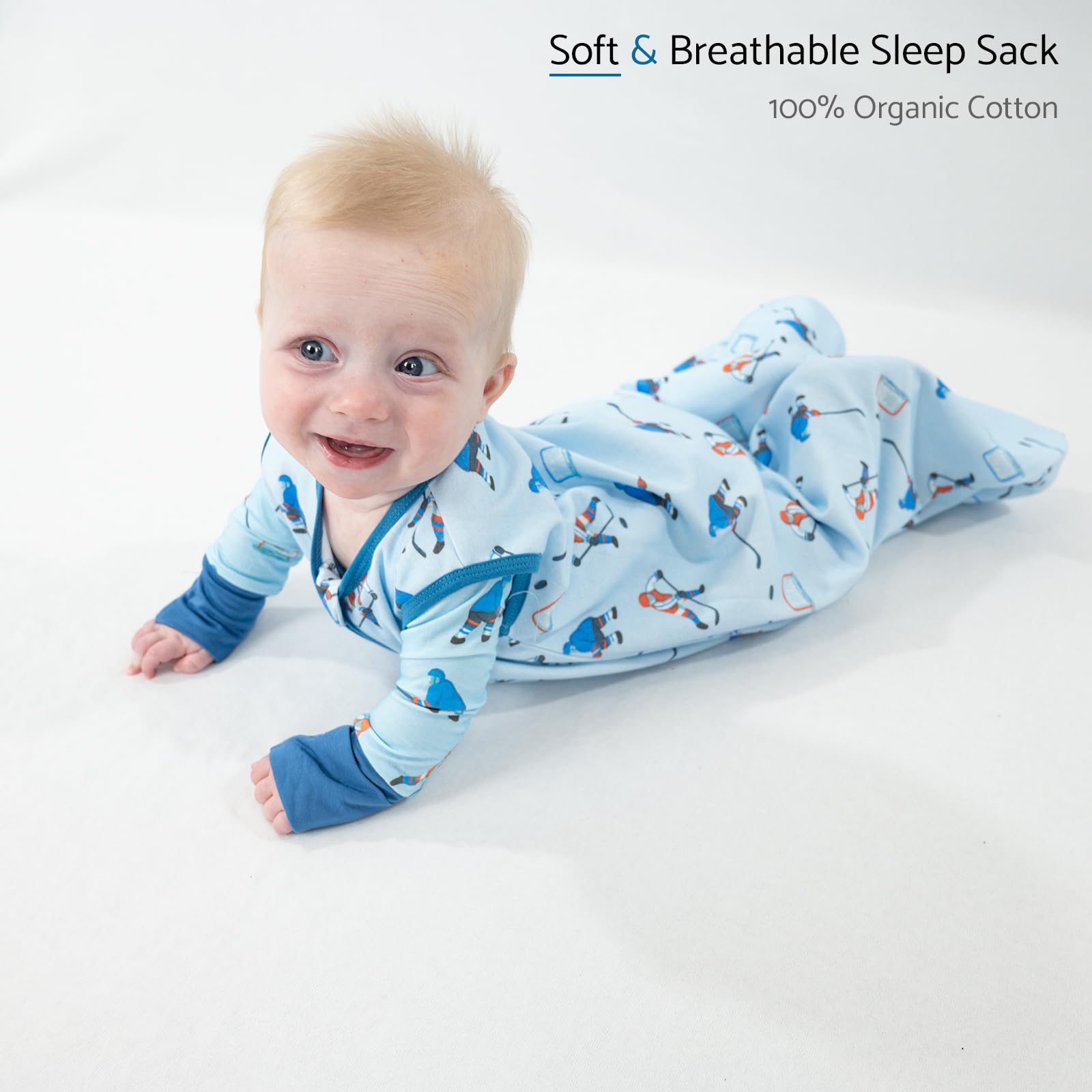 LollyBanks 100% cotton baby sleep sack for soft touch and breathable comfort