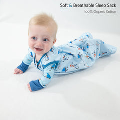 LollyBanks 100% cotton baby sleep sack for soft touch and breathable comfort
