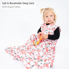 LollyBanks 100% cotton fabric close-up showing soft texture for delicate skin.