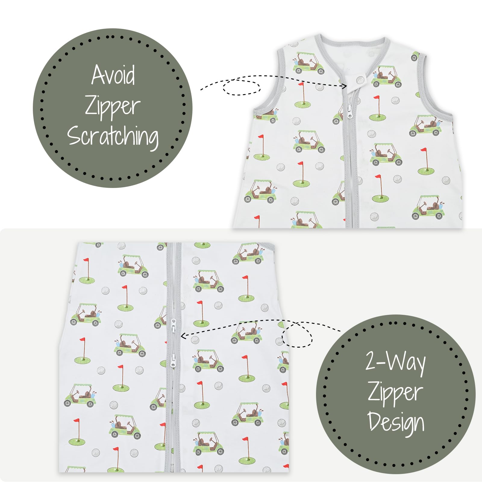LollyBanks Sleep Sack baby wearing sleep sack in cozy bedtime scene