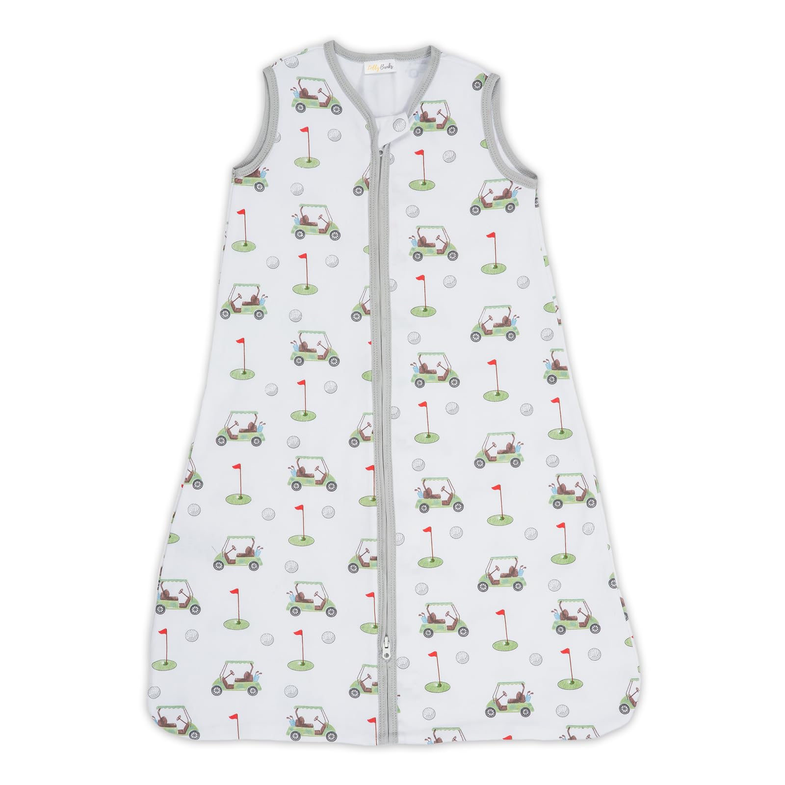 LollyBanks Sleep Sack organic cotton close-up shows soft fabric for delicate skin