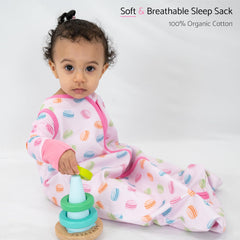 LollyBanks Sleep Sack with side zipper, easy diaper changes.