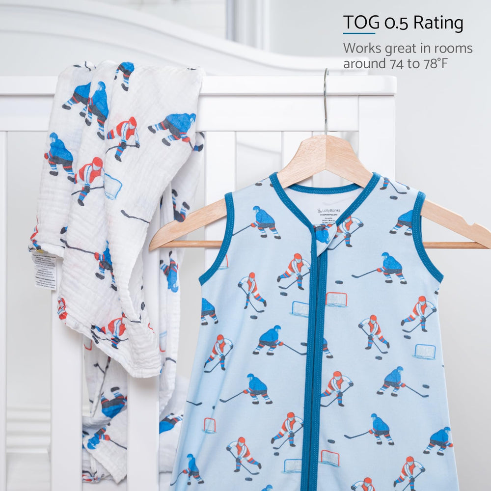 LollyBanks TOG 0.5 lightweight sleep sack for warm nights and transitional seasons