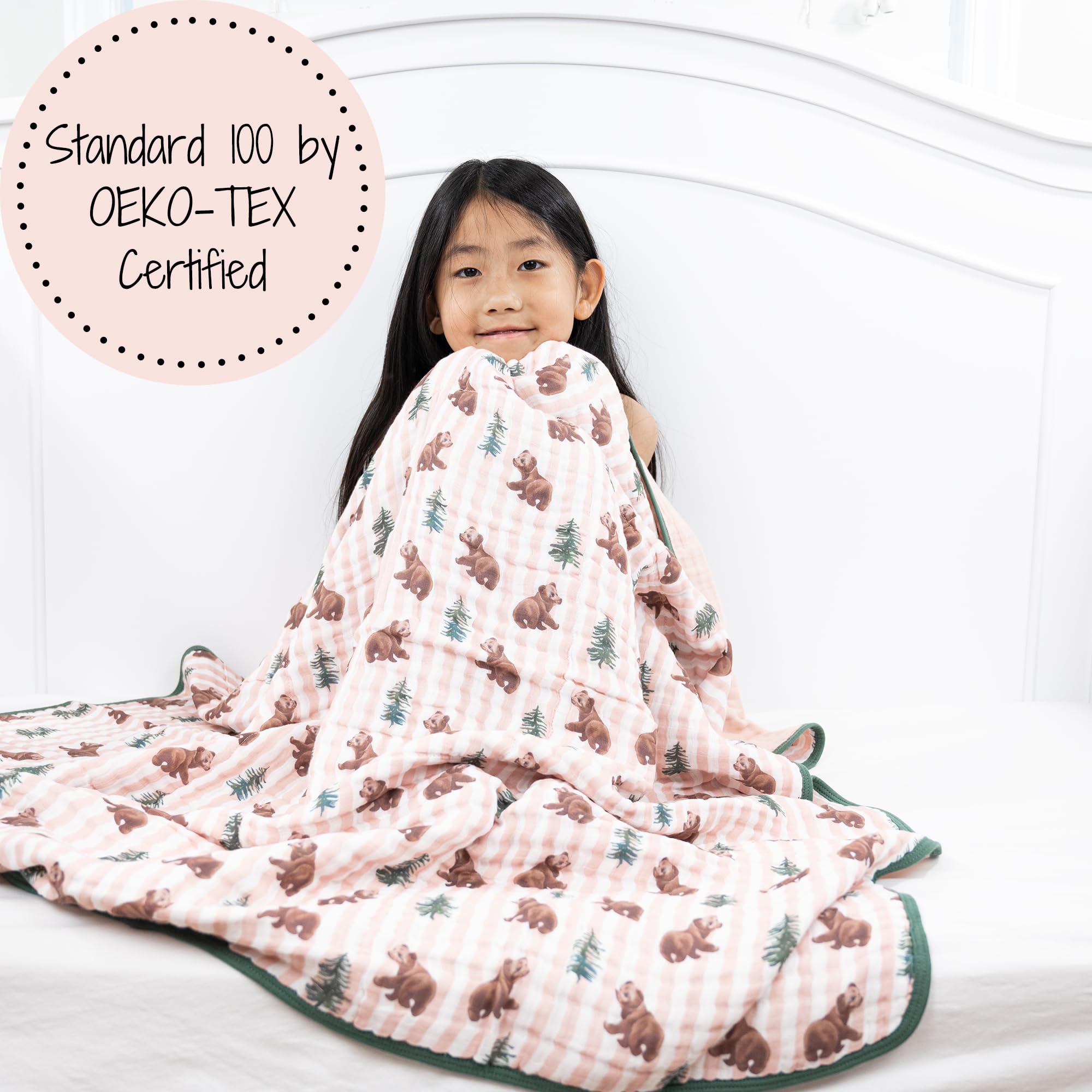 LollyBanks soft, lightweight blanket ideal for travel and daytime cuddles.