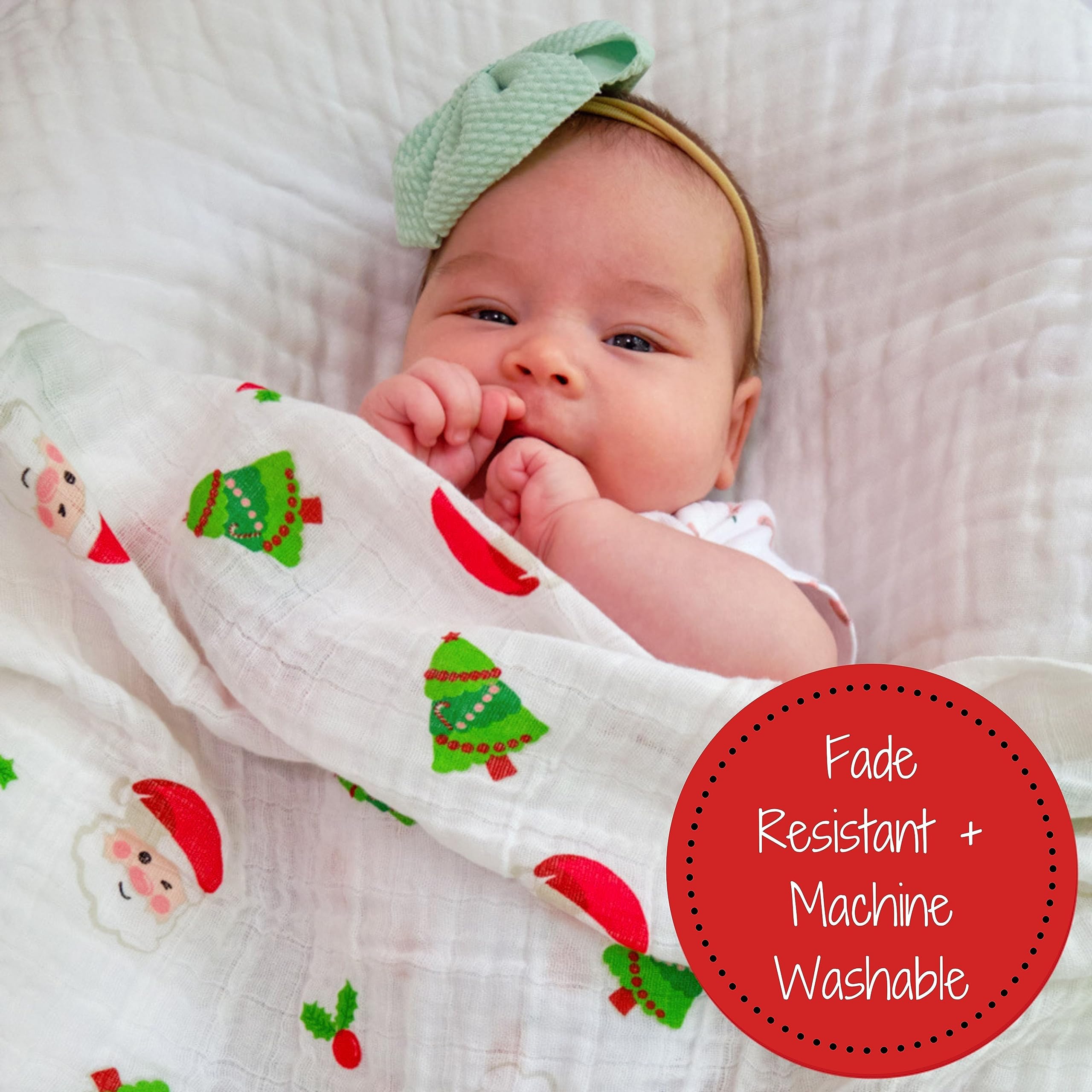 LollyBanks soft muslin blanket—gentle on skin for naps and burps.