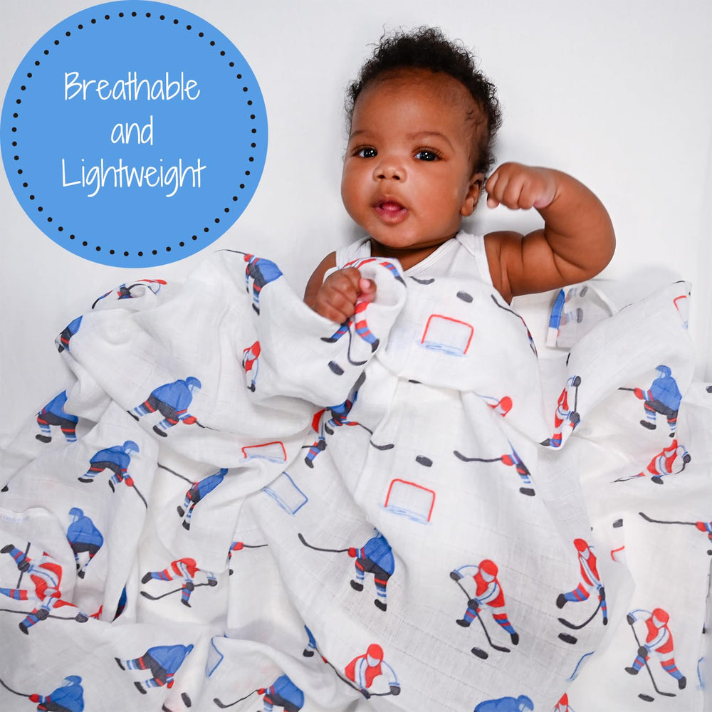 LollyBanks swaddle blanket 47x47 inches provides generous wrap space