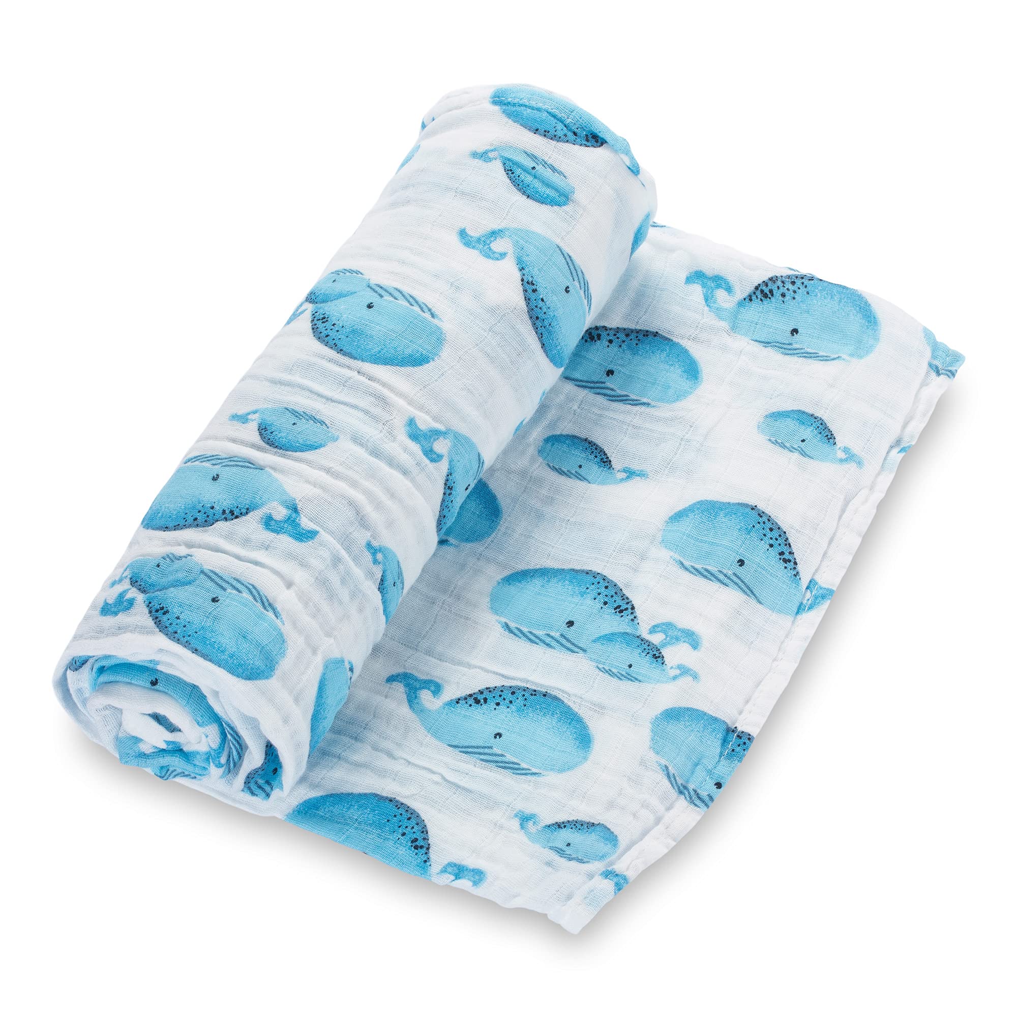 LollyBanks swaddle blanket folds into a compact diaper bag companion.