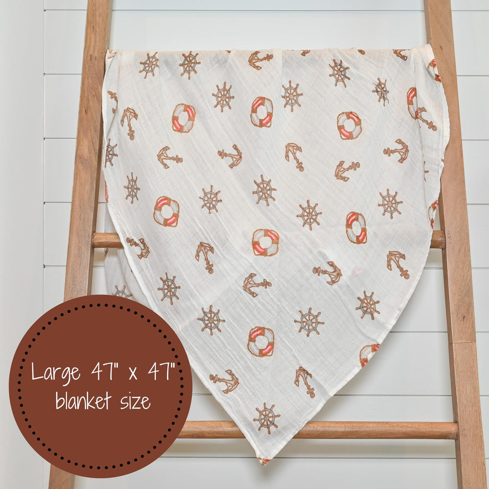 LollyBanks breathable lightweight cotton swaddle ideal for everyday use