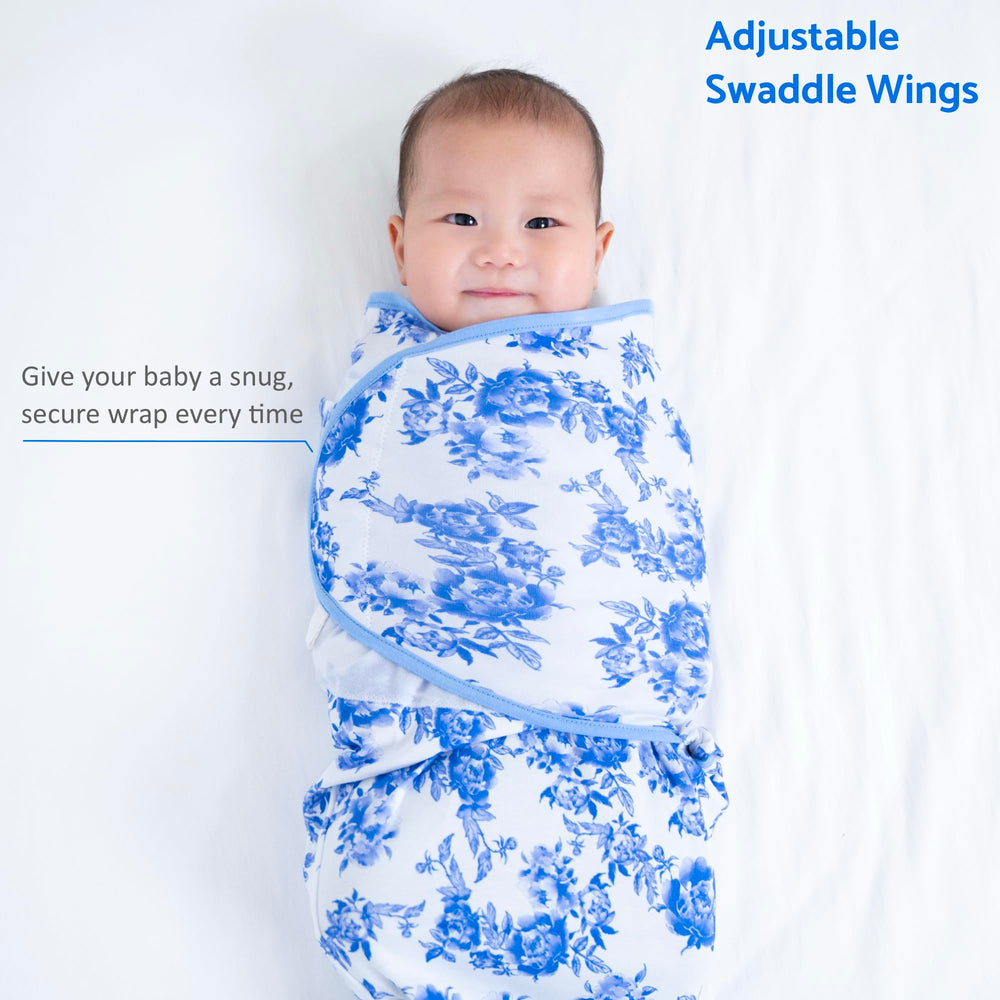 LollyBanks swaddle sack secure wings provide snug, adjustable fit