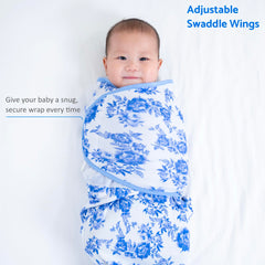 LollyBanks swaddle sack secure wings provide snug, adjustable fit