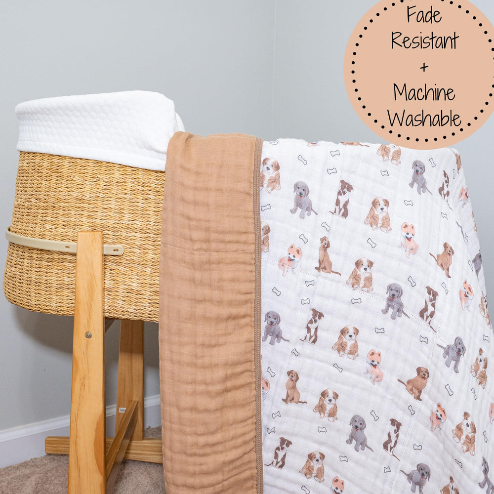 LollyBanks travel-friendly baby blanket keeps your little one comfy on the go.