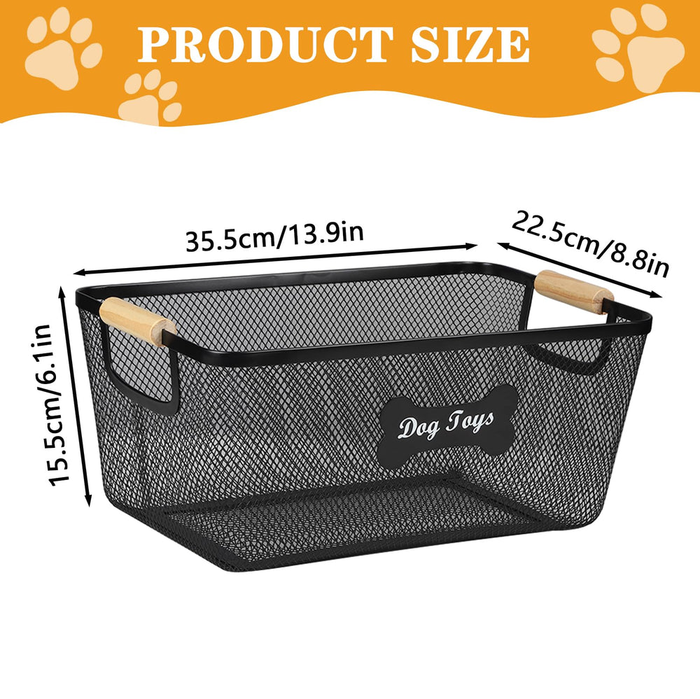 Lolytama stackable dog toy bin reduces clutter and saves space.