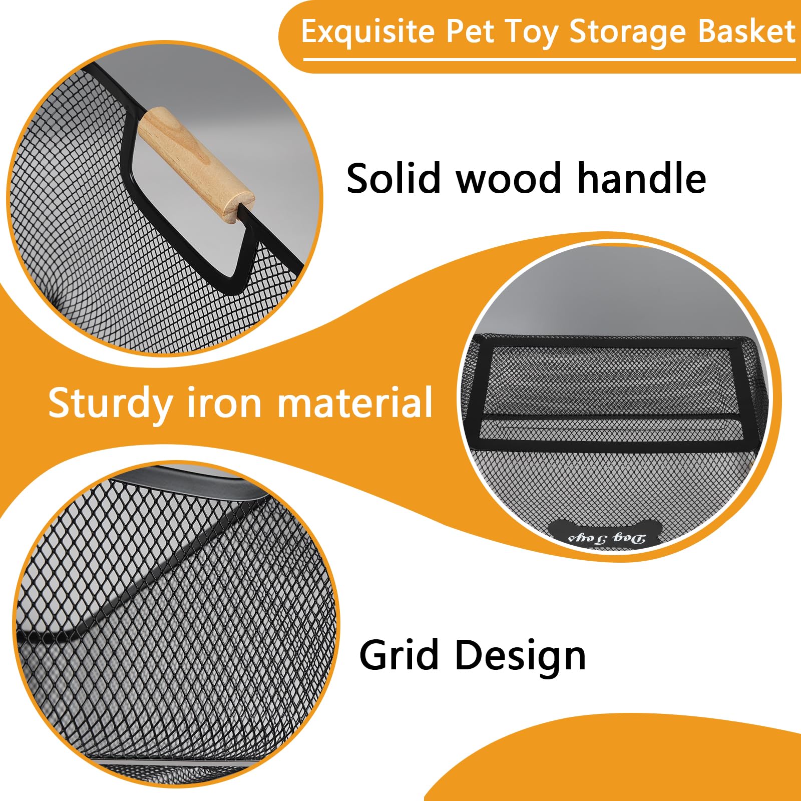 Lolytama versatile pet storage bin stores toys, blankets, leashes, and more.