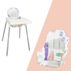 Lomgwumy Antilop cushion back-attachment enables easy securing to chair.