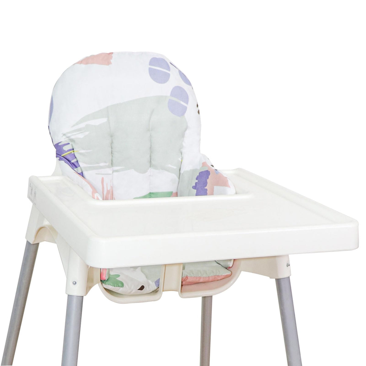 Lomgwumy Antilop high chair cushion material highlights soft cotton for baby comfort.