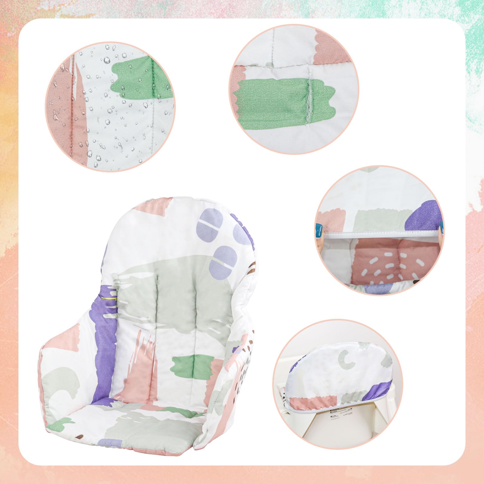 Lomgwumy Antilop cushion perforated-base promotes airflow and quick drying.