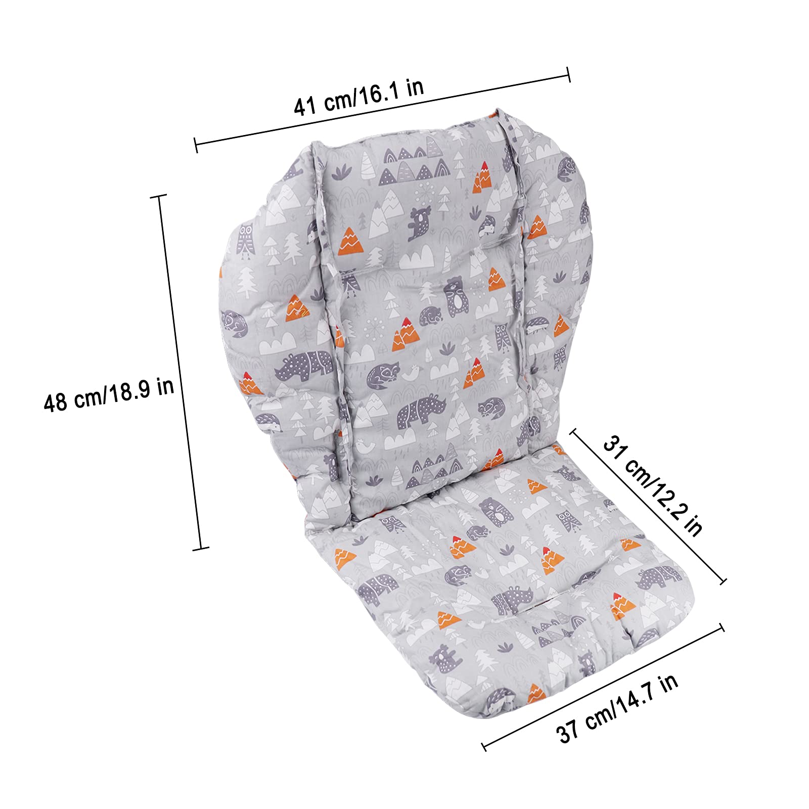 Lomgwumy cushion is easy to care for with wipe-clean and hand wash guidance.